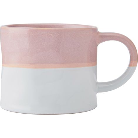 Mikasa Ombre Becher of 350 ml, rosa und weiß