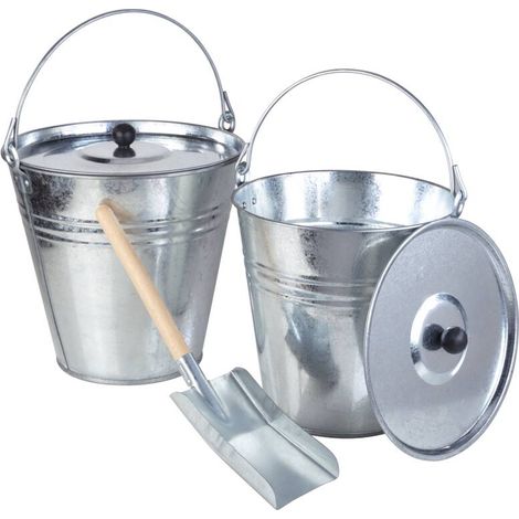 Zinkeimer Set, 5-teilig