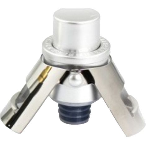 Stopper Pour Champagne - En Acier Inoxydable Et ABS - Pour Bouteilles De Champagne Prosecco Cava Et Vin Pétillant - 1 Pièce