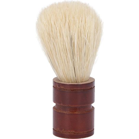 Blague à barbe en bois homme, brosse à raser salon moustache, outil coiffure barbe avec manche bois (1/5)