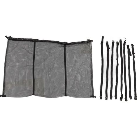 Organisateur de stockage de flotteur de piscine, grande capacité, sac en maille pour jouets gonflables suspendus et robustes pour la plage en plein air (1/5)