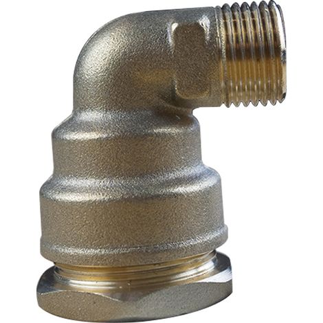 Coude laiton PEHD Ø25 Mâle 1/2" (15/21) - ACS 16 Bar - Arco (1/3)