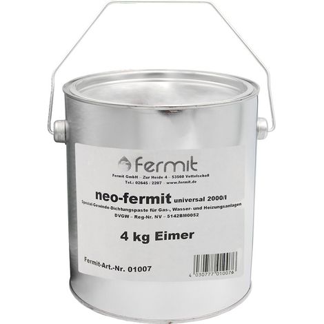 Neo Fermit 4 kg Eimer Gewinde Dichtungspaste Gewindedichtmittel (1/2)