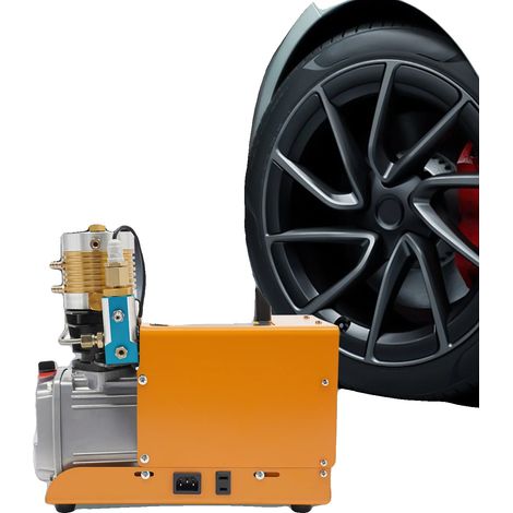 Compresseur d'air haute pression, 220V, 1800W, 26,4 gal/min de débit d'air, 2800 tr/min, vanne anti-explosion (1/5)