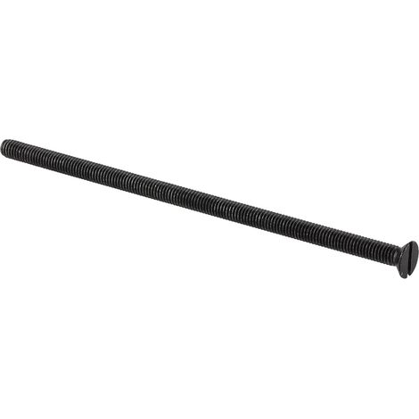 Senkschraube M6 x 140 mm, Eisen verzinkt schwarz passiviert (1/2)