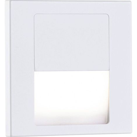 Paulmann 79999 Tsaro eckig 80x36mm Luminaire mural encastré LED 1 W blanc mat