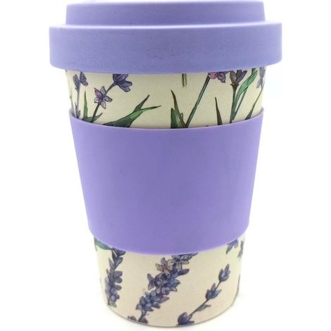 Mug de Voyage Lavande 400 ml Motif floral apaisant (1/3)
