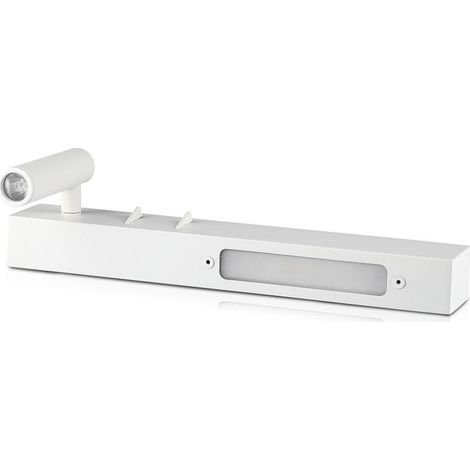 V-TAC PRO VT-2953 6 W Wandleuchte + 3 W Hotel-Lesewandleuchte 3000 K Weiß 2 Ein-/Aus-Tasten IP20 – Artikelnummer 1488 (1/5)
