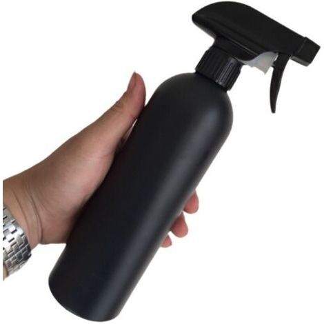 2 Pcs Empty Spray Bottle, Mist Sprayer Spray, Refillable Water Spray Bottle, 500ml Hair Mist Bottle for Home and Garden - (Black) (1/5)
