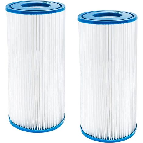 Lot de 2 filtres de Rechange pour Intex Piscine Cartouche de Filtre Type A 29002,Cartouches de Filtre Spa Filtre de Nettoyage de Piscine (1/5)