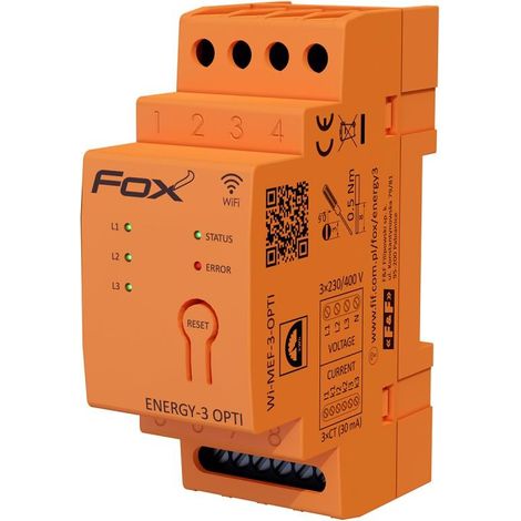 Compteur d'Énergie Wi-Fi - 3 Phases - Compact - Surveillance Précise et Connectée (1/2)