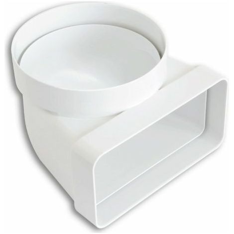 First 100 - 120x60mm a 90° curva gomito verticale ff per tubi aerazione cappa