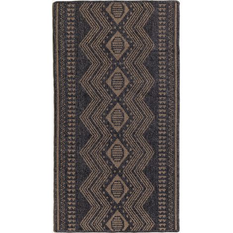 SKLUM Ariane Teppich Grau Taupe 150 x 80 cm