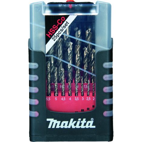 Juego de 25 brocas MAKITA HSS-CO para metal - D-67577