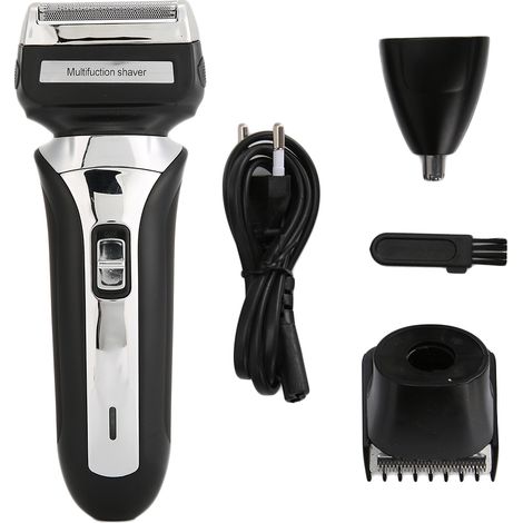 Tondeuse Électrique Visage Multifonction - Rasoir Barbe, Coupe Nez, 100-240V Prise EU (1/5)