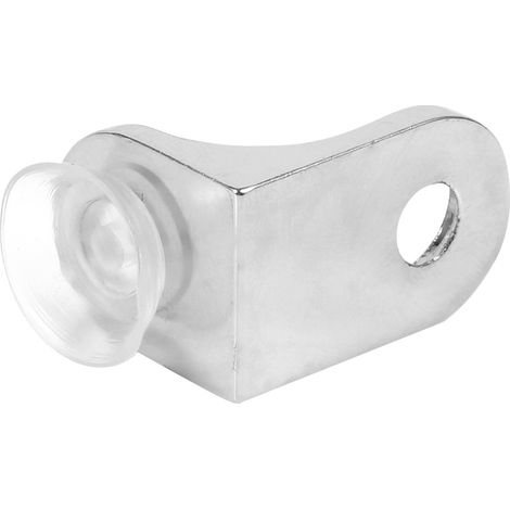 10 supports de rayonnage en alliage de zinc, coins arrondis pour étagères en verre ou bois