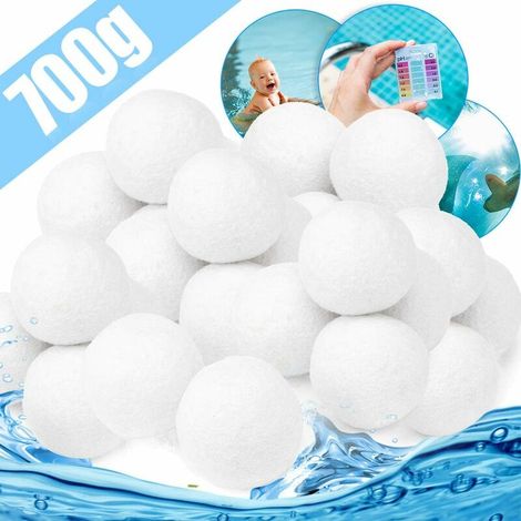 Swimming Pool Filter Balls 700g Filter Balls Filter Balls, Pool Fiber Filter Media Sand Filters Water Filtering (1/5)