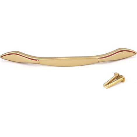 Poignée De Meuble En Laiton Rose Or - Double Trou Pour Armoire Et Tiroir - Installation Facile - Lot De 2 (1/5)