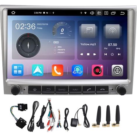 Autoradio 8 pouces avec GPS et lecteur multimédia, 8 cœurs, pour système Android 12, CarPlay, Boxter 911, 997, 987, 987C (1/5)