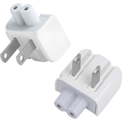 Adattatore da viaggio Europa-USA, 2 pezzi - Adattatore universale per MacBook, iPad, iPhone - Compatto e sicuro per viaggiare negli Stati Uniti, in Canada e in Messico. (1/5)
