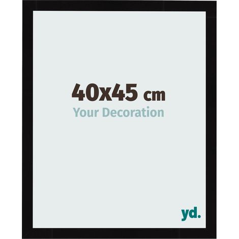 yd. - Cadre photo 40x45 - Noir Brillant - MDF - Bologna (1/5)