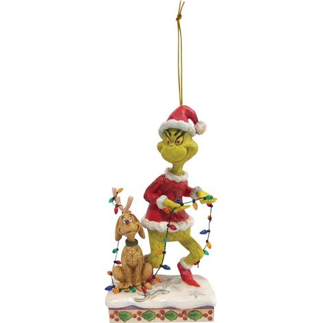 Joyeux Noël Grinch Ornement Décoration de Noël à Suspendre au Sapin (1/3)