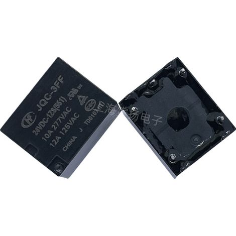 Original Xiamen Hongfa Relay HF3FF/024-1ZS (JQC-3FF/24VDC-1ZS(551)) 24V DC