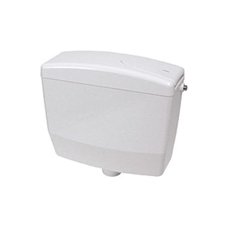 Wisa 350 Réservoir WC suspendu bas à simple chasse 6/9 litres réglable blanc