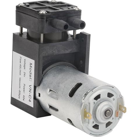 DC24V Mini-Ölfreie Vakuumpumpe – 85 kPa Fördermenge 40 l/min für Gase und Luft (1/5)