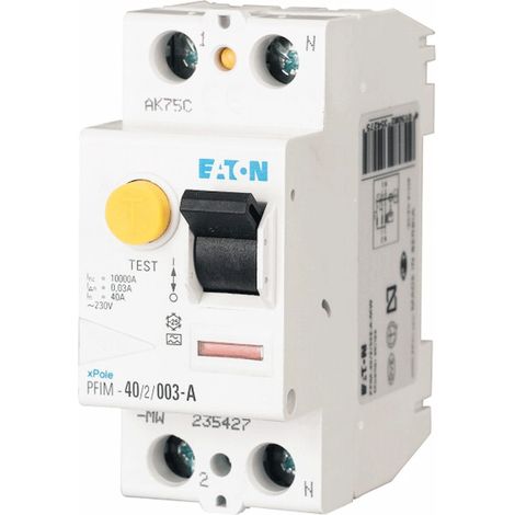 Eaton Fehlerstrom-Schutzschalter 25A 2P 30MA Typ AC 235390
