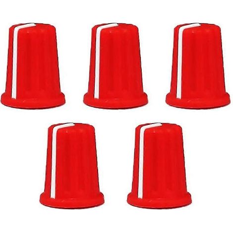 Bouton rotatif de remplacement pour égaliseur, potentiomètre, bouton de fader, capuchon de tige de poussée, capuchon de bouton-c (1/5)