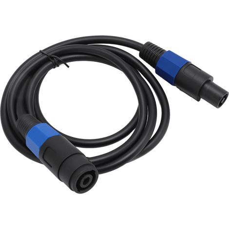 Câble d'enceinte mâle-femelle haute puissance pour système audio professionnel stéréo avec verrouillage par rotation (1/5)