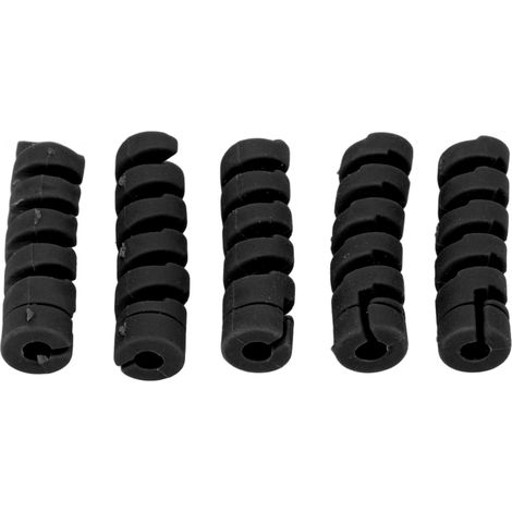 Manchons de Protection Cadre Vélo Noir - Lot de 5 Pièces pour Câbles Freins et Vitesses (1/5)