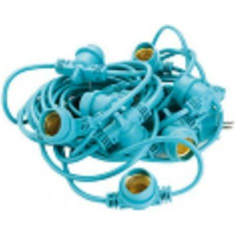 Fai catenaria luminaria da esterno con portalampade  ip65 verde lunghezza 11 m 3062/ver