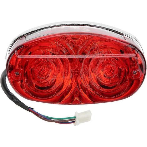 Feu stop arrière pour moto, compatible avec quads 50cc, 70cc, 90cc, 110cc, 150cc, 200cc et 250cc. (1/5)