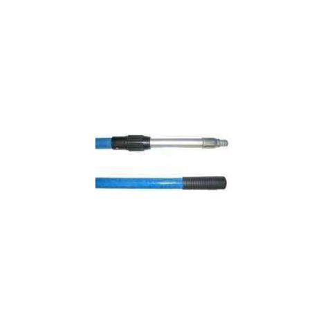 Manche telescopique pro fibre de verre 2 x 1.2 m (bleu) - DEWITTE - Les manches et accessoires