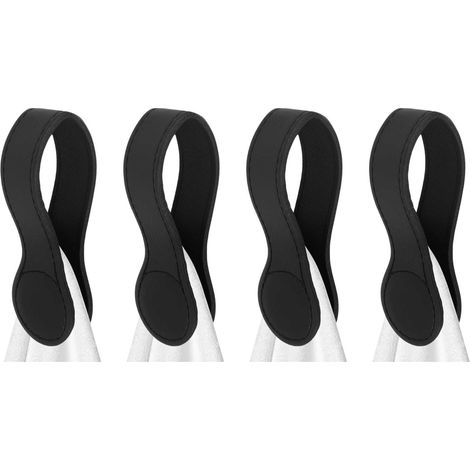 Accroche Torchon Magnétique en Cuir Porte Torchon Cuisine 4PCS (1/5)