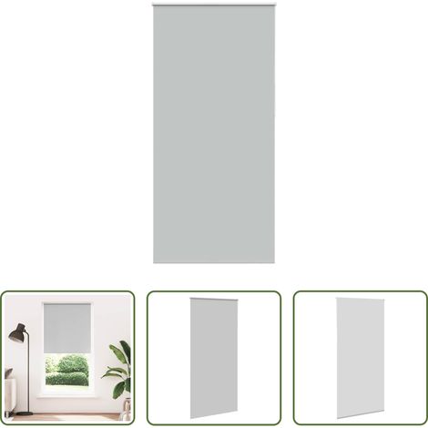 Sichtschutz -  Verdunkelungsrollo Hellgrau 90x210 cm Stoffbreite 85,7 cm (1/5)