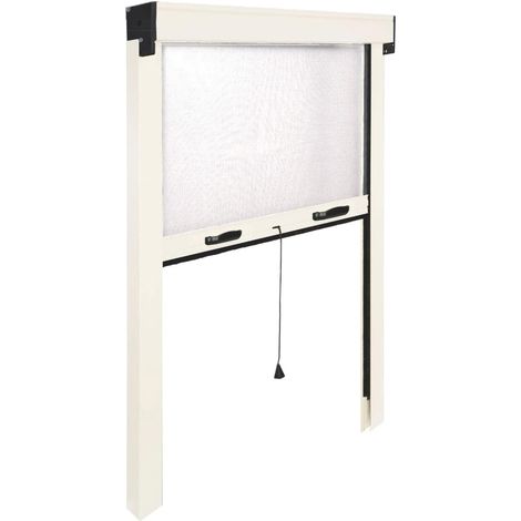 ZANZARIERA VERTICALE IN KIT col. Bianco (RAL 9010) cm.160x160