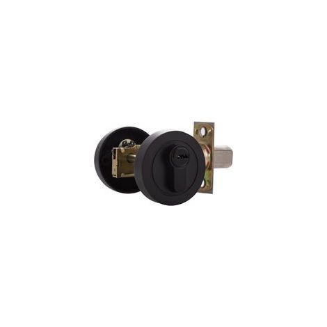 Serrure de porte à cylindre unique en alliage d’aluminium avec clé Serrure de sécurité pour portes intérieures et extérieures. (1/5)