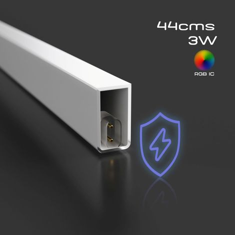 Luminaire linéaire pour hexagone - RGB IC - 44 cm