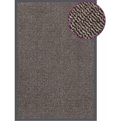 Fußmatte getuftet 80x120 cm Dunkelbraun