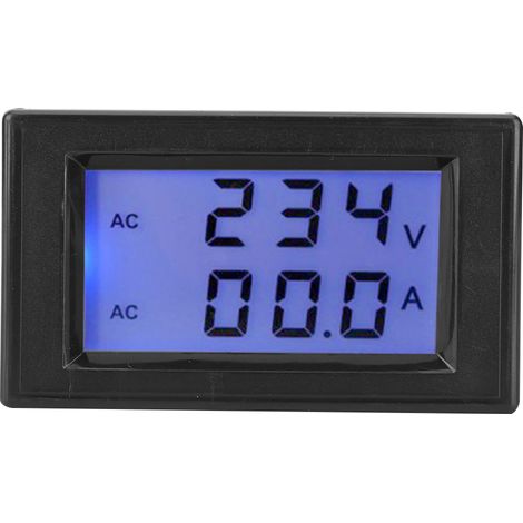 D85-2042A Wechselstrom-Multimeter 80–300 V, 200–450 V, 0,1–100 A mit Stromwandler, Dual-LCD-Display (1/5)