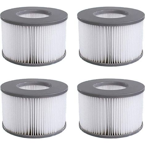 CSPARKV Lot de 4 Cartouches filtrantes de Rechange pour Piscine Gonflable pour Whirlpoal (1/3)