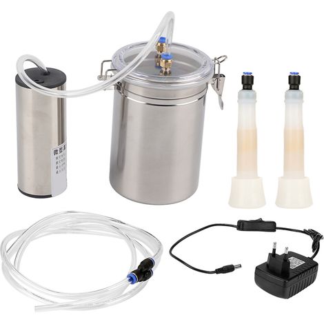 Trayeur portatif acier inoxydable 2L – vaches – électrique – prise UE 110-240V