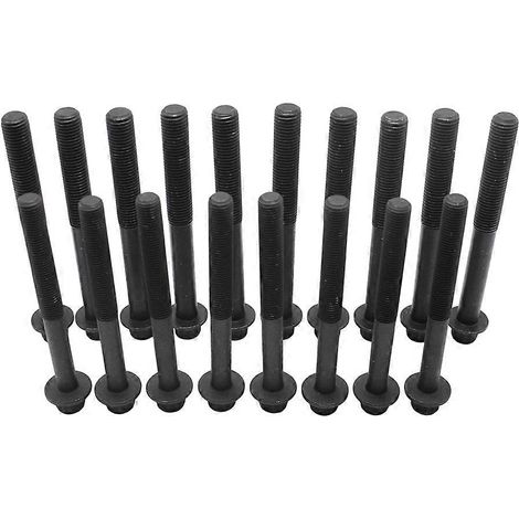 Kit de 18 boulons de culasse de moteur UHB513 81021800 BK4351 T50015, compatible avec Ranger Turbo (modèles 1999 et ultérieurs) et B2500 (modèles 1998 et ultérieurs), moteur 2,5 litres. (1/5)