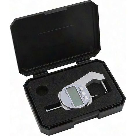 Digitales Dickenmessgerät 0,01 mm, elektronisches Mikrometer 0–10 mm, Präzisionsmesswerkzeug für Legierungen (1/5)