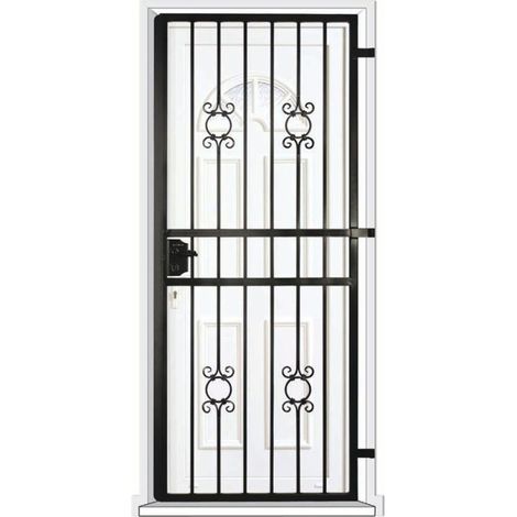 Grille porte Toscane -1 vantail pour encadrure H=200 cm x L=80 cm (côte tableau) (1/2)
