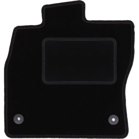 Tapis conducteur noir pour : Volkswagen Tiguan II crossover (2015-)