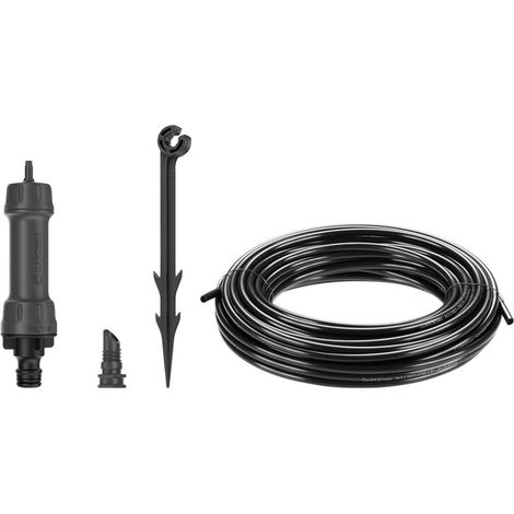 GARDENA Kit micro riego por goteo para hilera e plantas 15 m de fácil instalación (13010-20)